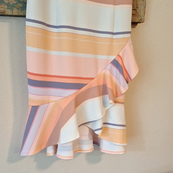 Bar III White Cream Tiered Sundress. NWOT Size MEDIUM - Picture 7 of 11